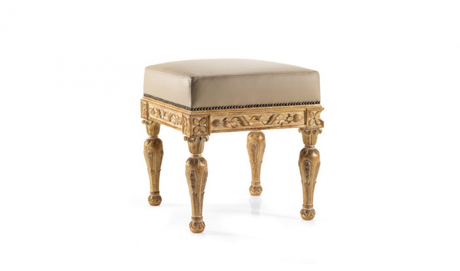 Poof on a frame of wood, Roberto Giovannini