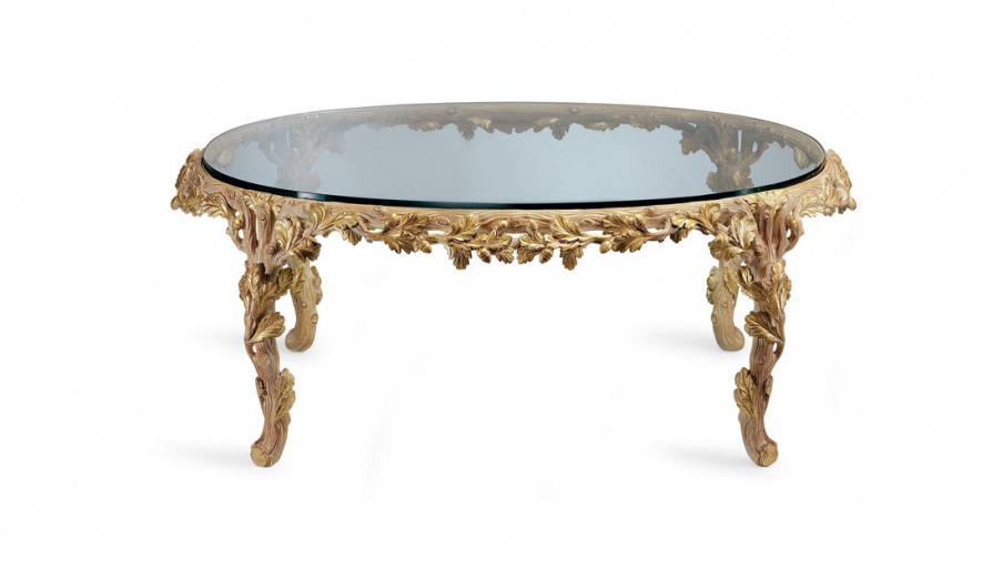 Coffee table oval shape, Roberto Giovannini