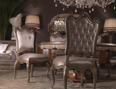 Chair made of solid wood LAC, Jumbo Collection