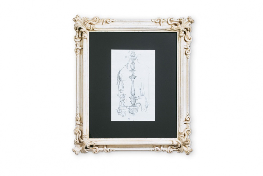 Wall mirror, Roberto Giovannin