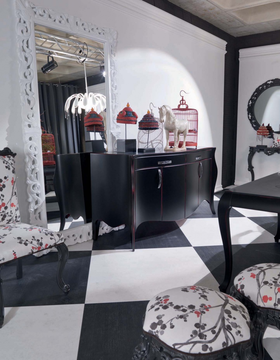 Stand on the wooden frame Daisy, Moda