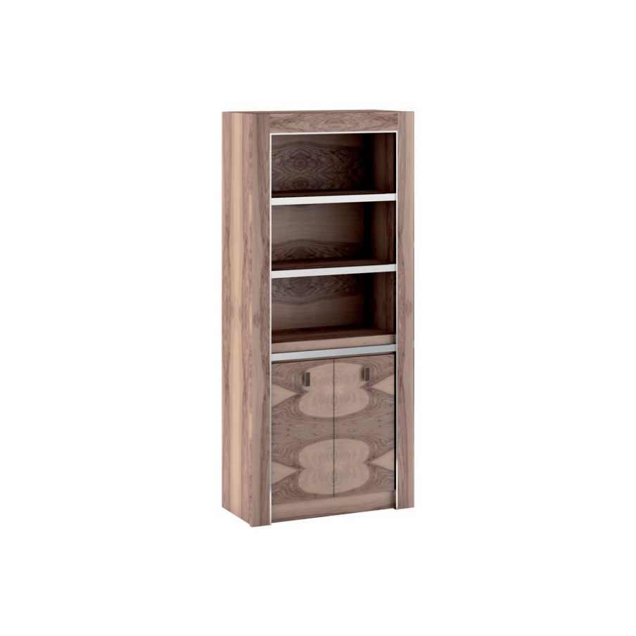 A bookcase with open shelves and doors Duke, Smania Luxury furniture MR