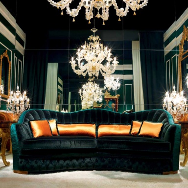 Three-seater sofa Smeraldo