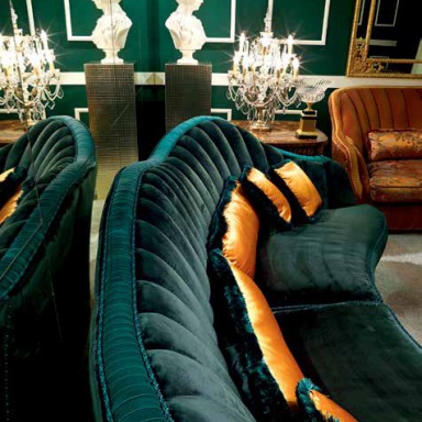 Three-seater sofa Smeraldo