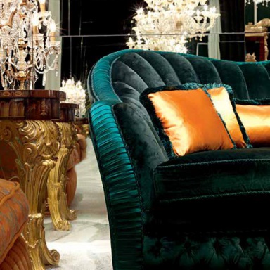 Three-seater sofa Smeraldo