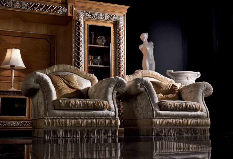 Armchair in fabric, Jumbo Collection