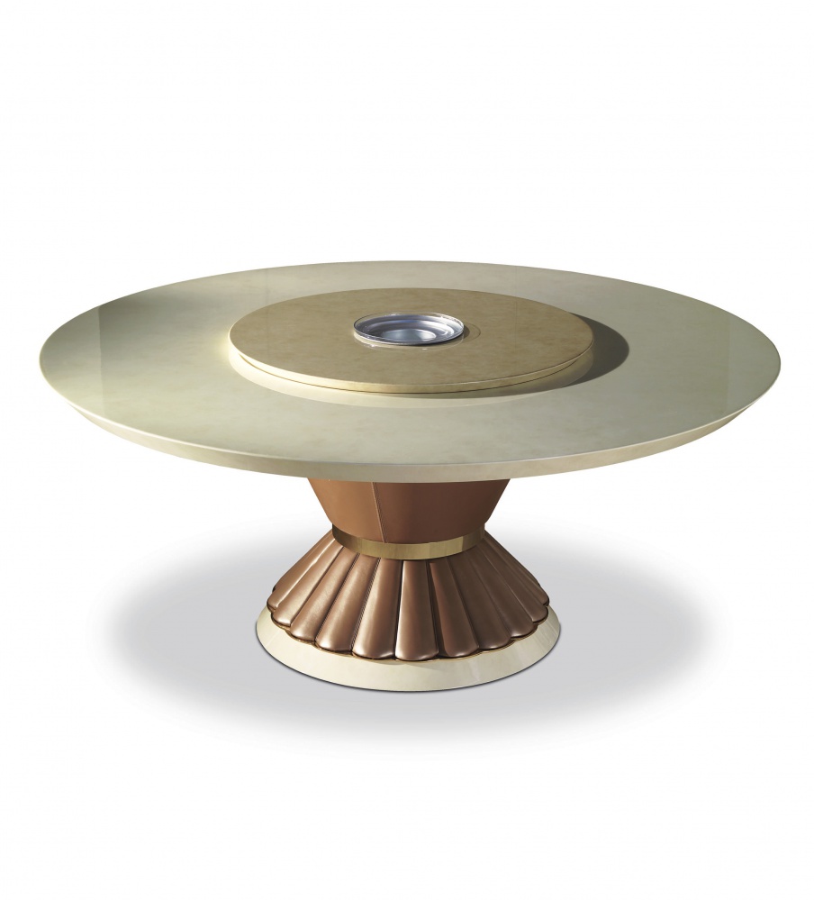 The Orion round dining table, Turri
