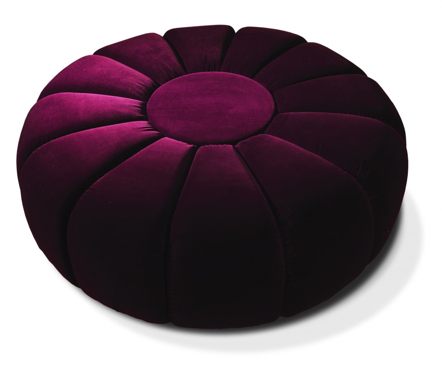 Pouf round soft Orion, Turri