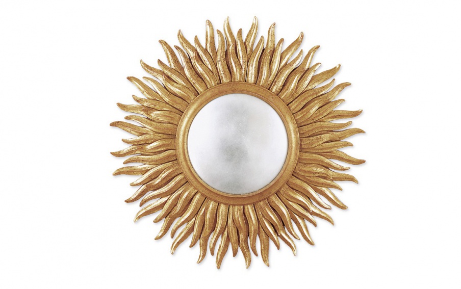 A round mirror in the shape of the sun, Roberto Giovannini