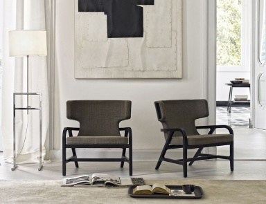 Armchair in fabric Fulgens, Maxalto