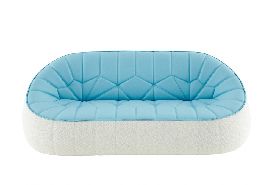 Three seater sofa in fabric OTTOMAN, Ligne Roset