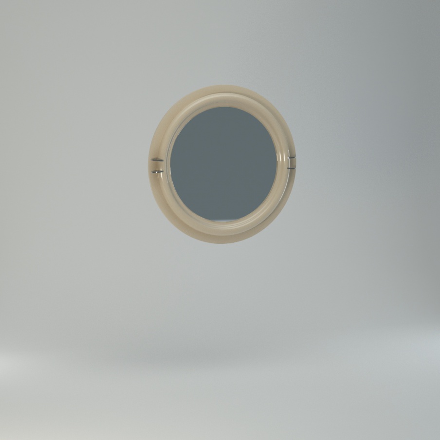 Mirror round wall Pegaso, Turri 