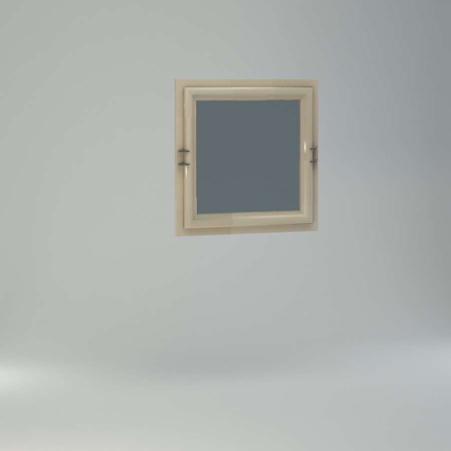 Mirror, framed in wood Pegaso, Turri 