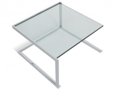 Coffee table with glass top, Armando Rho