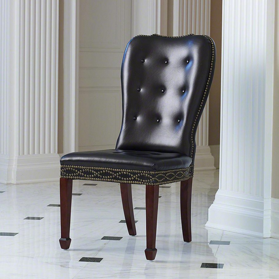 Charleston leather chair, Global Views
