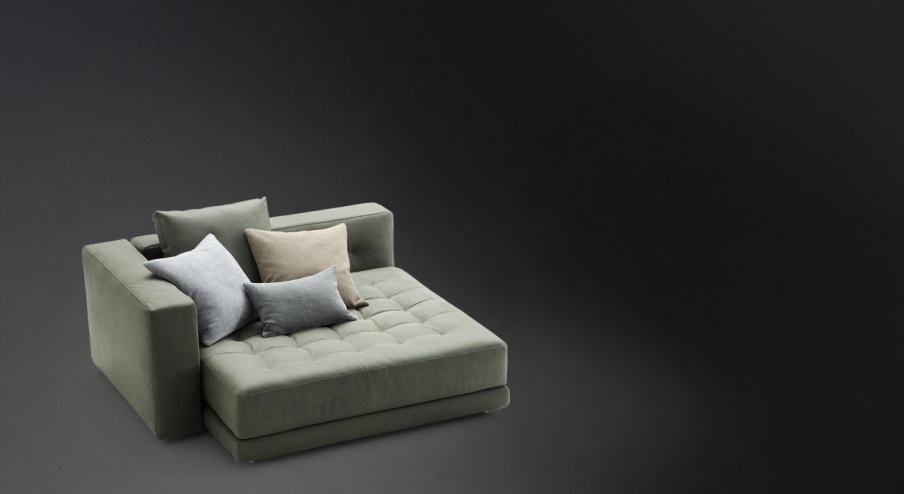 Sofa in fabric Doze, Flou