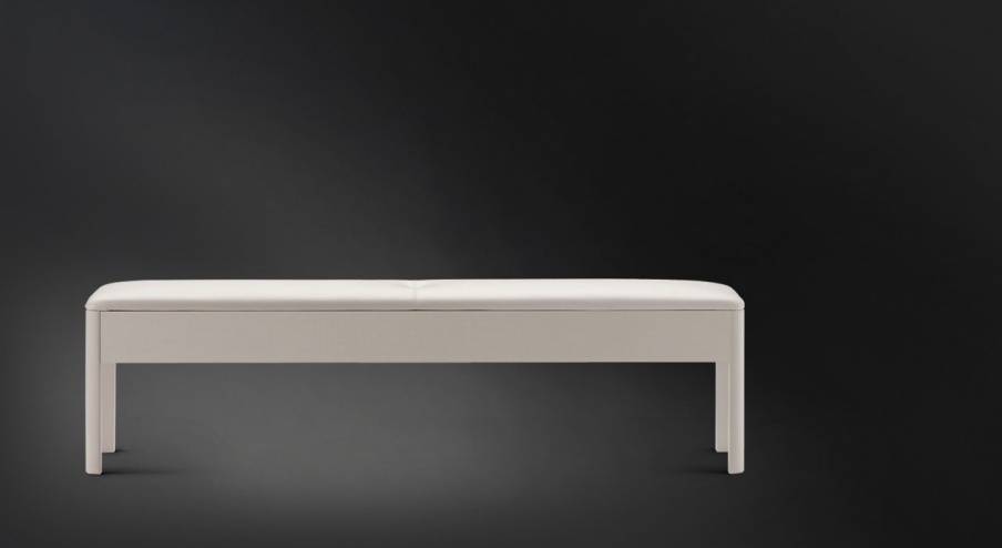 Bench made of natural wood Batò, Flou 