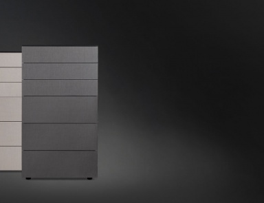 The Juta drawers with pull-out boxes, Flou 