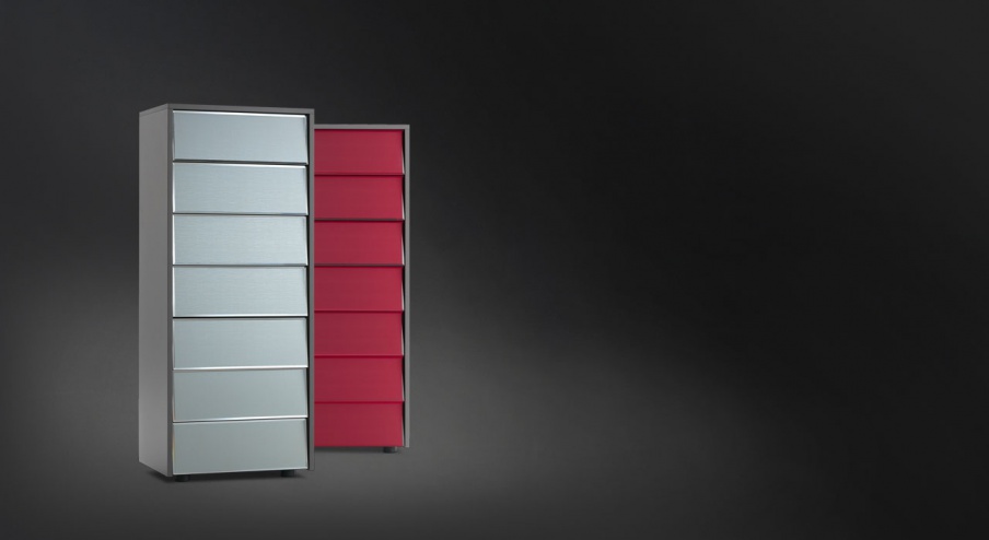 The Maya dresser with drawers, Flou