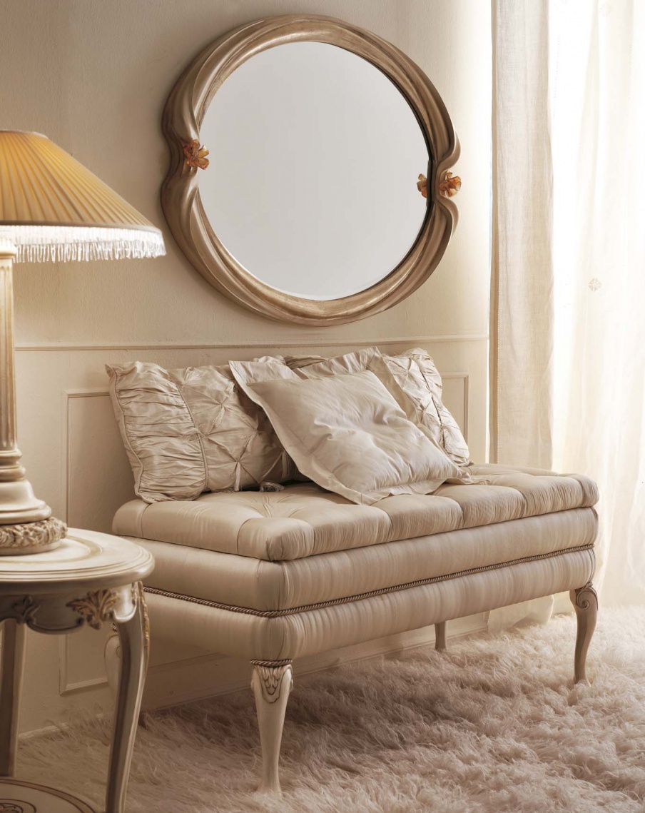 Bench made of solid wood Ambiente Notte, Savio Firmino