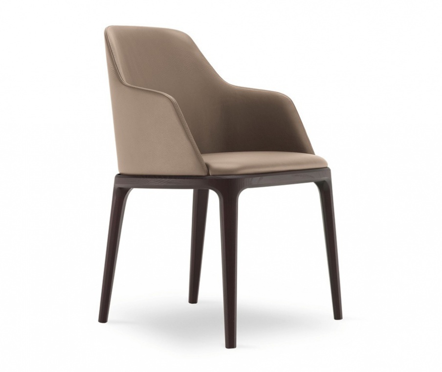 A chair made from walnut Grace, Poliform