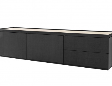 The Cabinet of natural wood ESTAMPE, Ligne Roset 