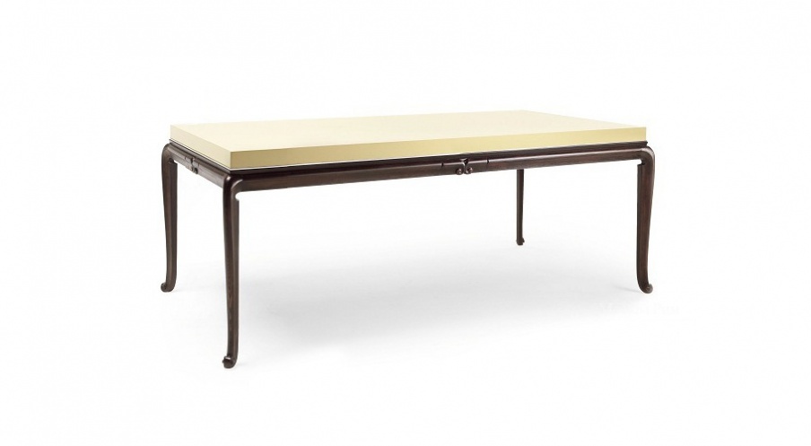 Dining table solid wood work was first performed Elledue