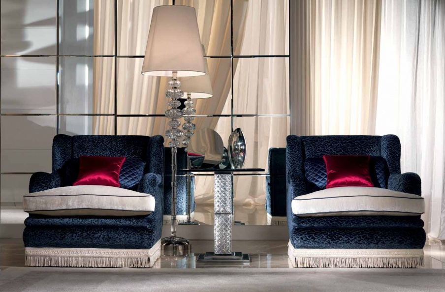 The high-backed chair Brigitte, Zanaboni