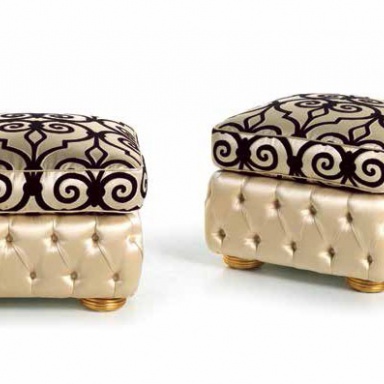 Pouf Capitonne Roller