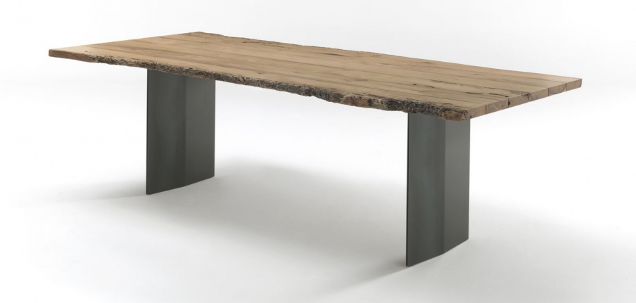 Table with wooden top Sky-Natura Briccola, Riva 1920