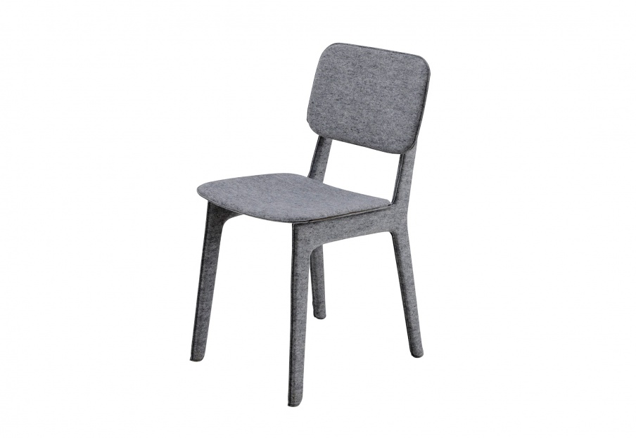 Chair in FELT fabric, Ligne Roset 