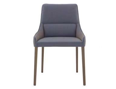 Chair with legs in natural wood LONG ISLAND, Ligne Roset