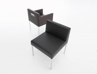Chair with metal legs LUCA, Ligne Roset 