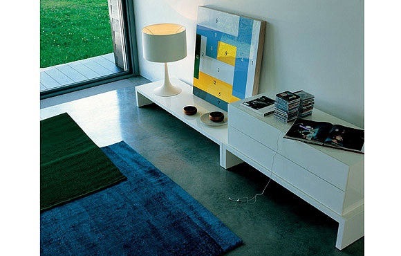 Coffee table, Ala bench - Poliform