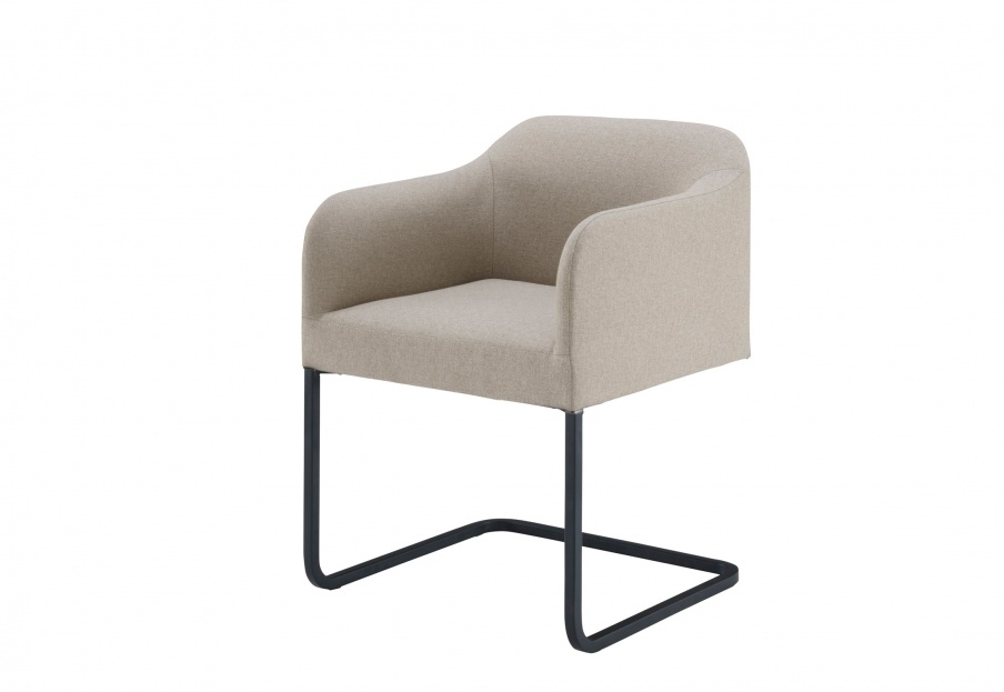 Chair with metal legs LUCA SOFT, Ligne Roset 