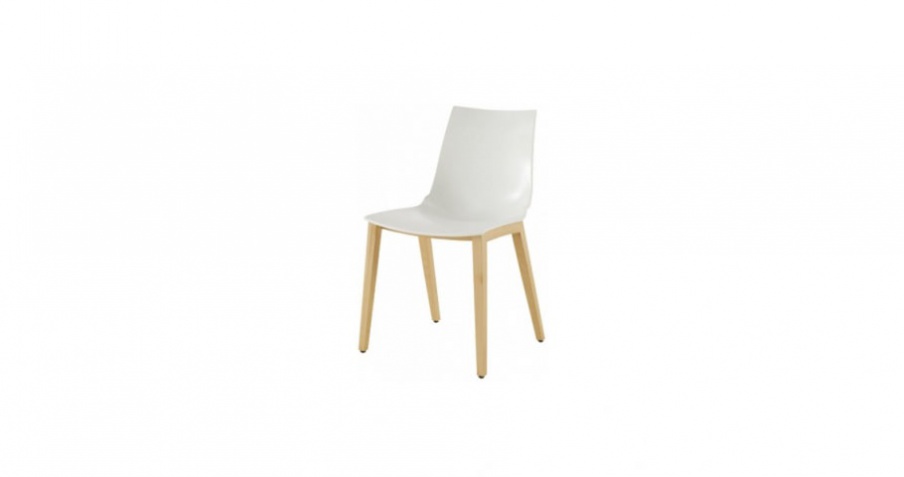 Chair with wooden legs PAOLA, Ligne Roset 