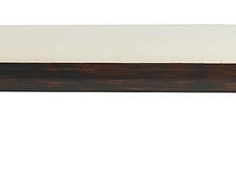 Bench with frame made from natural wood Santorini, Christopher Guy (Harrison & Gil)