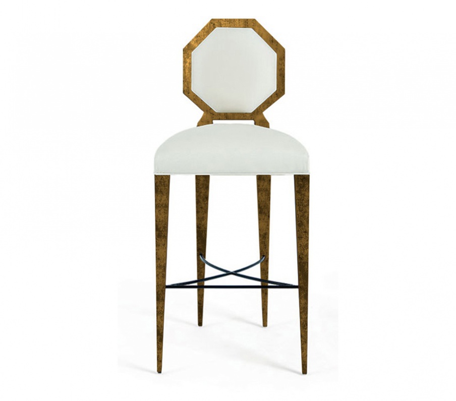 Bar stool in natural wood Octavia, Christopher Guy (Harrison & Gil