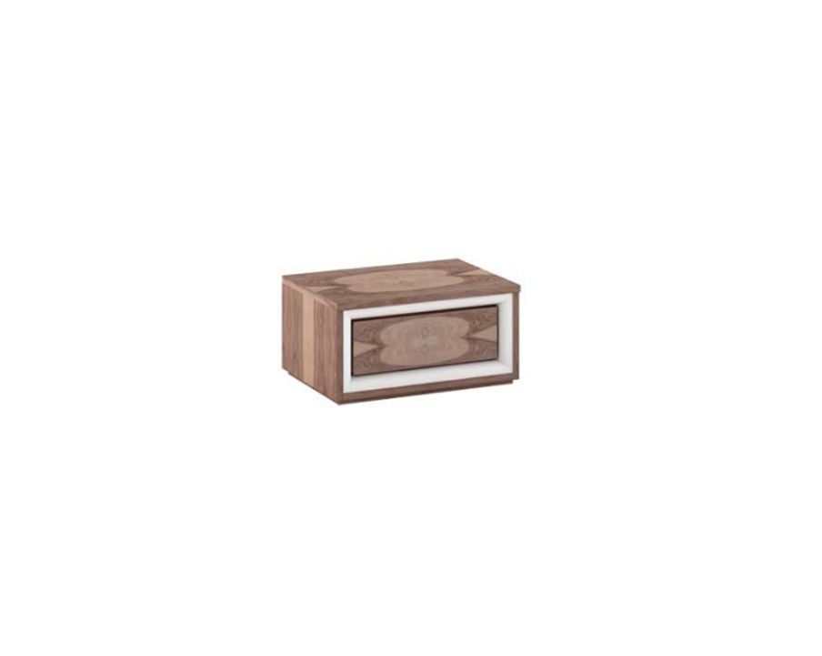 Bedside table with drawer, SMALL DOMINO - Smania