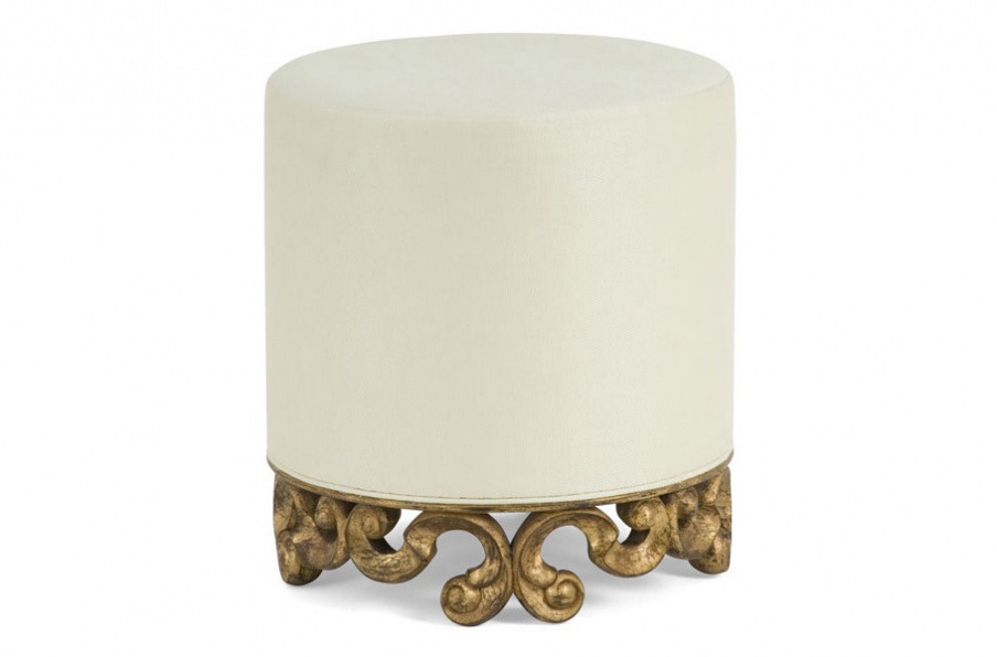 Round pouf Vuitton, Christopher Guy (Harrison & Gil)