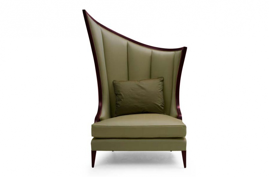 Chair natural wood Courbure Gauche, Christopher Guy (Harrison & Gil)