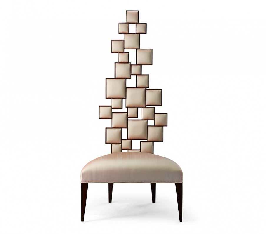 Chair natural wood Cubisim, Christopher Guy (Harrison & Gil)