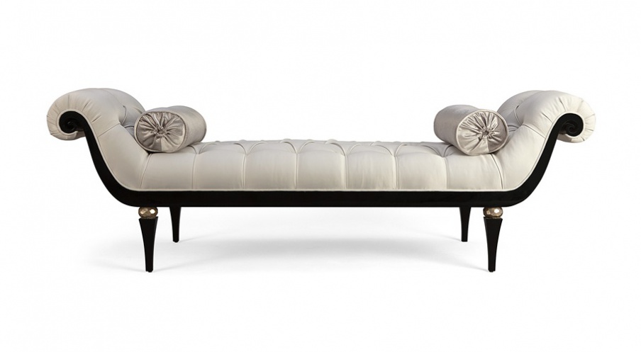 Bench with frame made from natural wood Corella, Christopher Guy (Harrison & Gil)