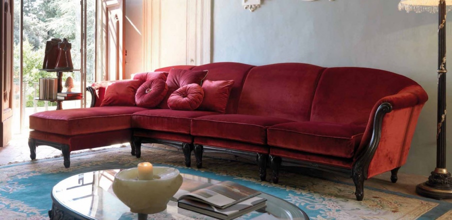 The sofa is modular, Savio Firmino