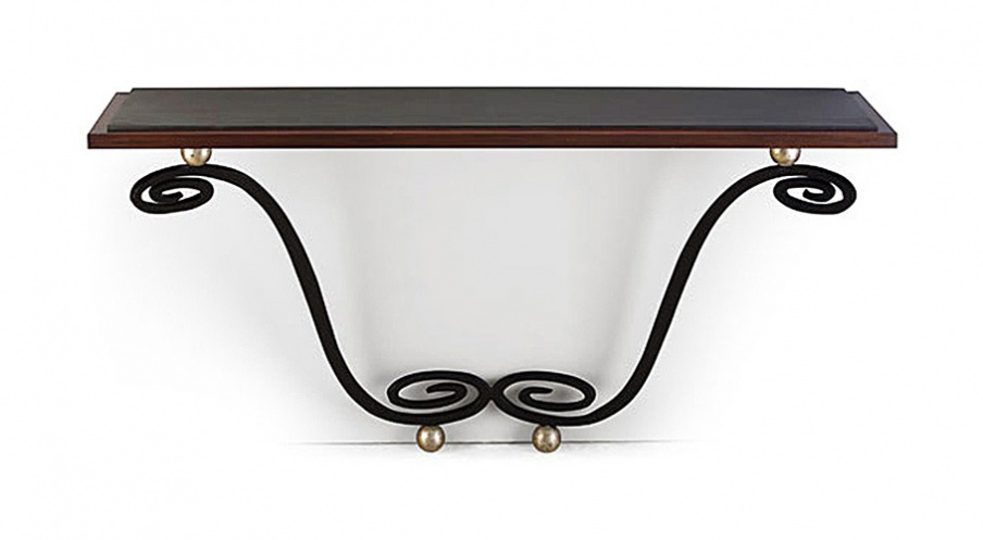 Console with top in natural wood Duchamp, Christopher Guy (Harrison & Gil)