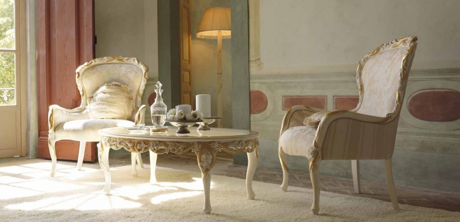 Sofa set with carved decoration, Savio Firmino 