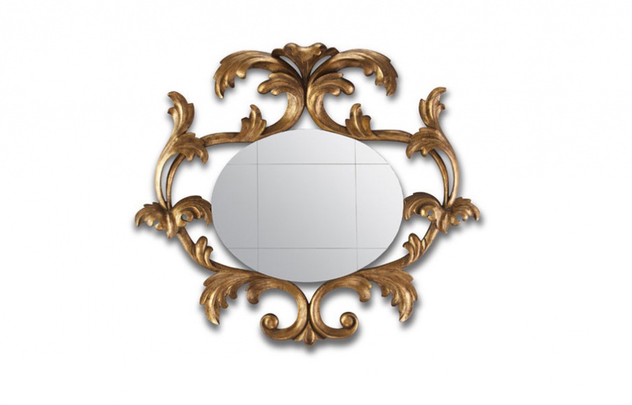 Mirror with frame made of natural wood Opera, Christopher Guy (Harrison & Gil)