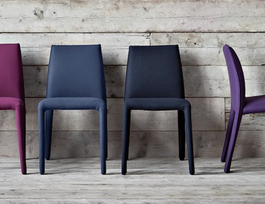 Chair on a metal frame, Emi, Pianca 