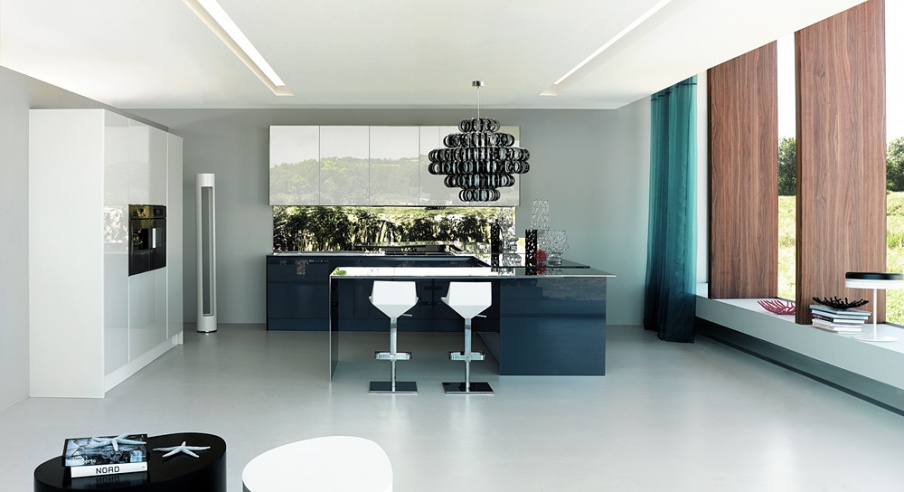 kitchen (kitchen set) Aster Cucine, Contempora, Vetro