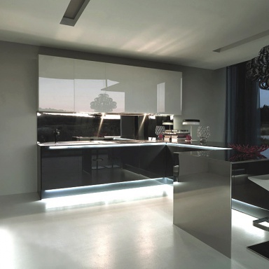 Kitchen furniture kitchen) Vetro